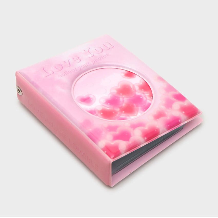 Daiso - Miniálbum de tarjetas fotográficas jumbo de 40 compartimentos