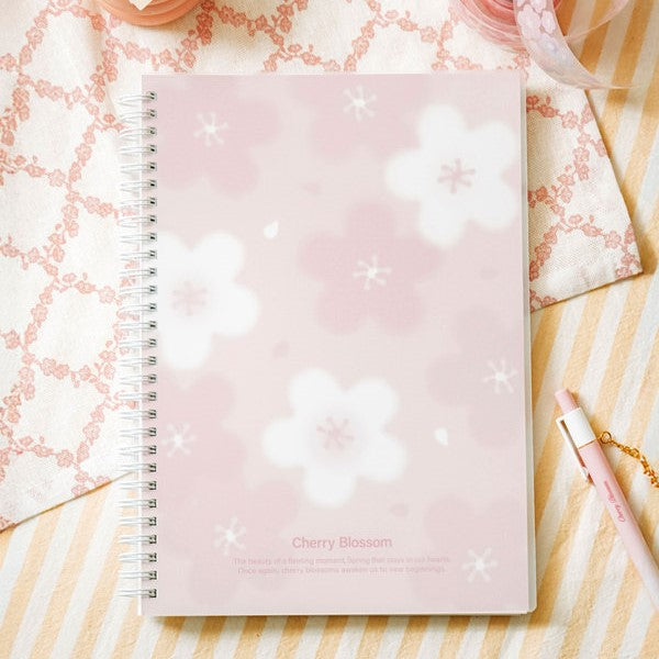 Daiso - Whispers of Spring B5 Notebook 90 Sheets