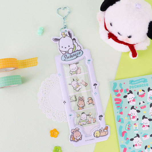 Sanrio - Pochacco 4-Cut Photo Keyring