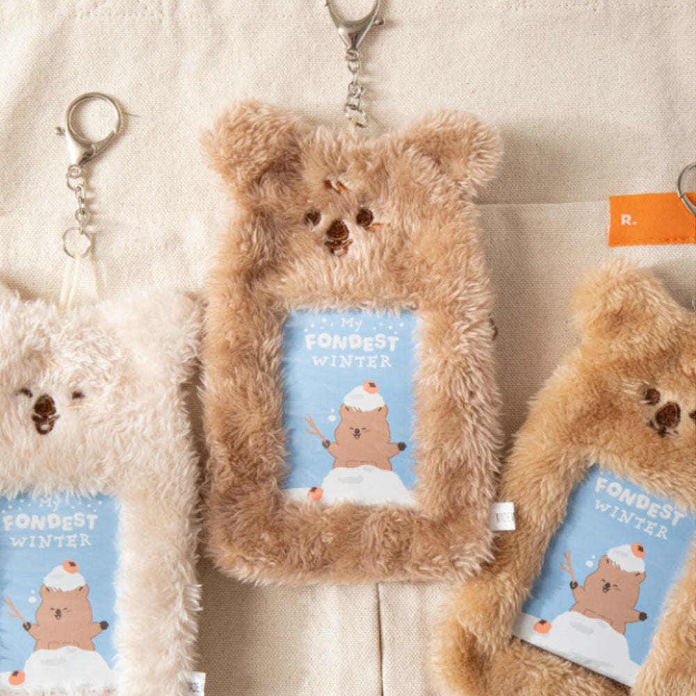 Daiso - Animal Photocard Holder Keyring