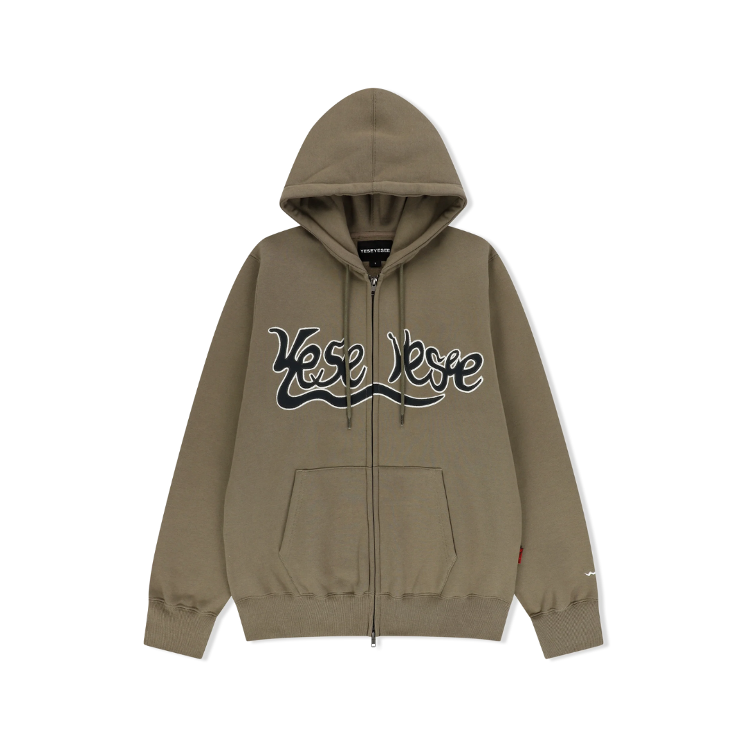 Y.E.S. - Snail Logo Zip-up Hoodie
