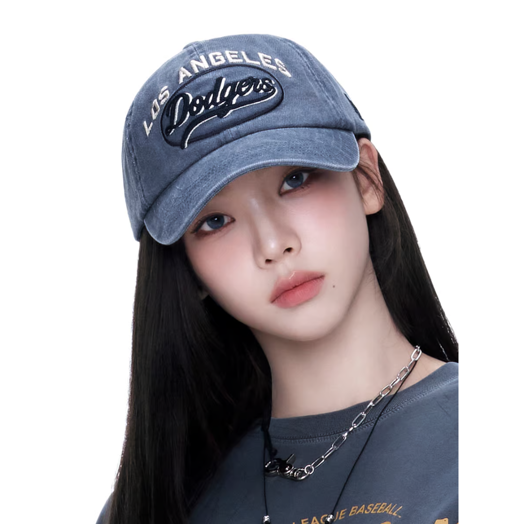 MLB - Varsity Vintage Cursive Stitch Unstructured Ball Cap LA Dodgers
