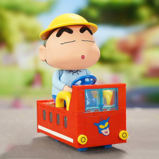 Bloque de figura de tren de disfraces de Crayon Shin-Chan