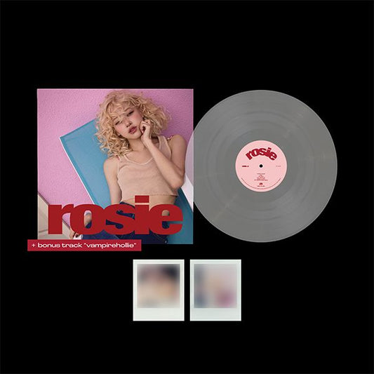 ROSÉ BLACKPINK - Primer álbum de estudio "rosie" en vinilo (edición vampirehollie transparente)