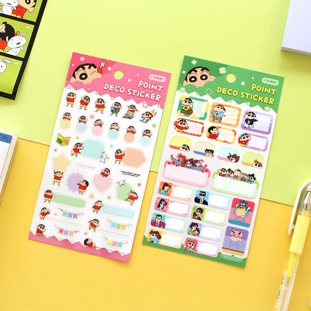 Crayon Shin-Chan - Point Deco Sticker