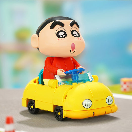 Figura de coche amarillo infantil de Crayon Shin-Chan