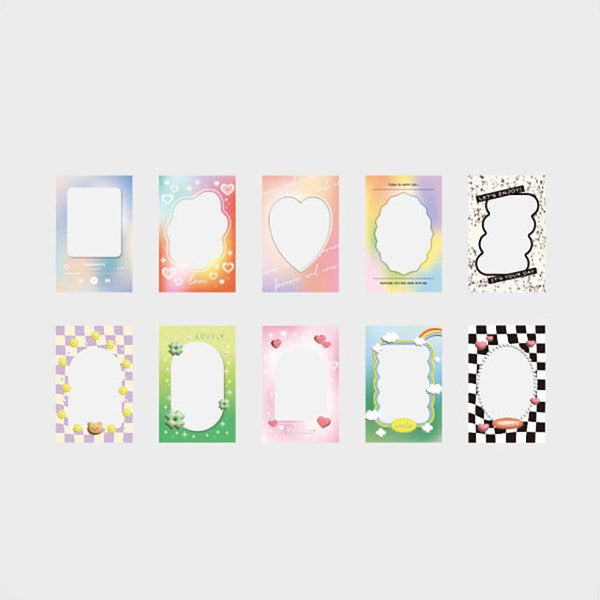Daiso- 10 Deco Photocard Frames