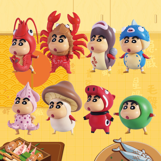 Figura aleatoria de la serie de comida de Crayon Shin-chan