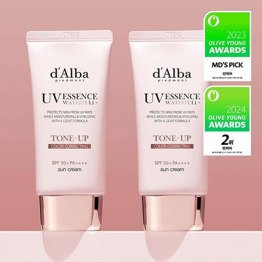 d'Alba - Set Dúo de Cremas Solares Tonificantes Waterfull (50 ml + 50 ml)