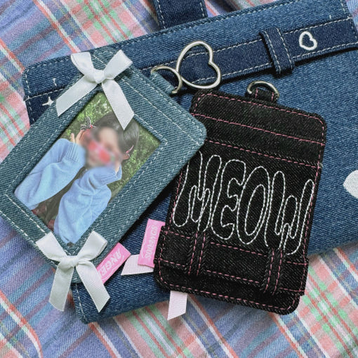 sooang studio - Denim Photo Card Holder