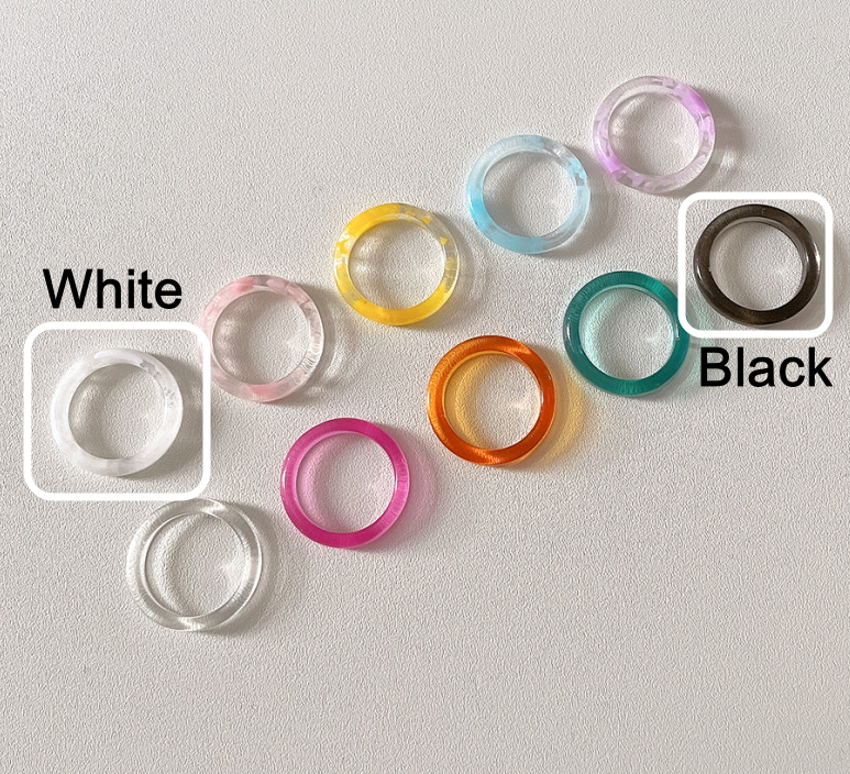 Stray Kids Ring HYUNJIN & FELIX Pick Homaica Ring 1+1 Acrylic Ring
