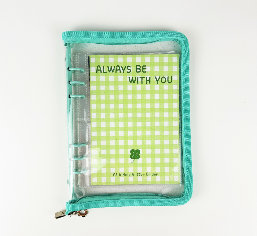 SH Plaza - A5 6 Ring Glitter Binder