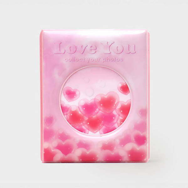 Daiso - Miniálbum de tarjetas fotográficas jumbo de 40 compartimentos