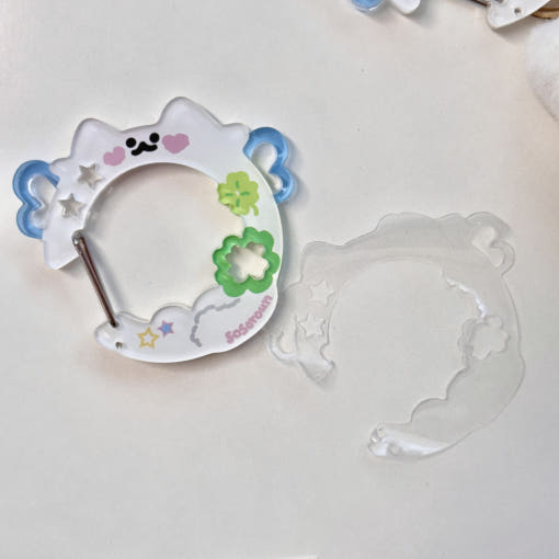 Sosoroun - Lucky Angel Acrylic Carabiner