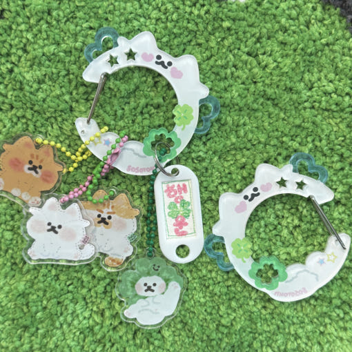 Sosoroun - Lucky Angel Acrylic Carabiner