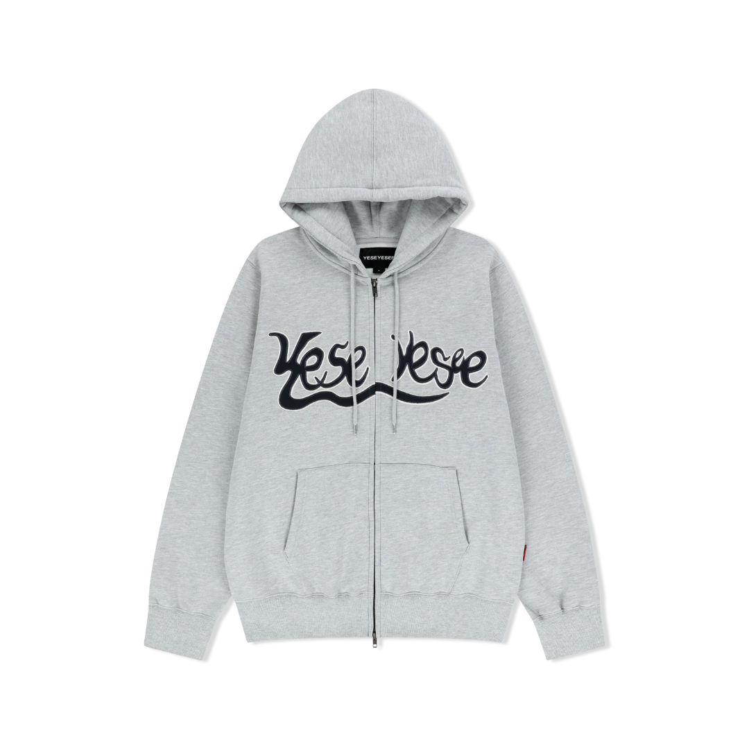 Y.E.S. - Snail Logo Zip-up Hoodie