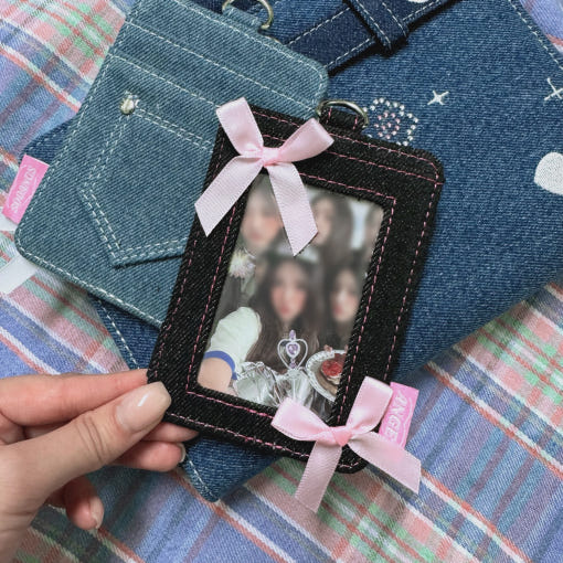 sooang studio - Denim Photo Card Holder