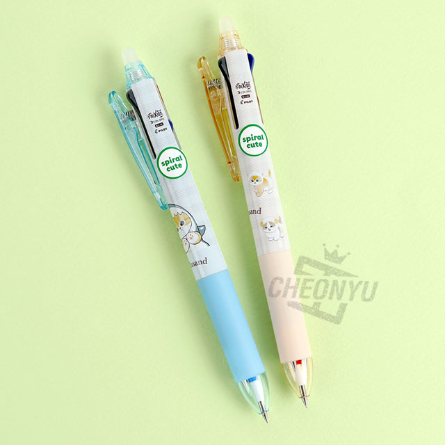 Mofusand - Frixion Ball 3Colors Тонкая шариковая ручка 0,38 мм
