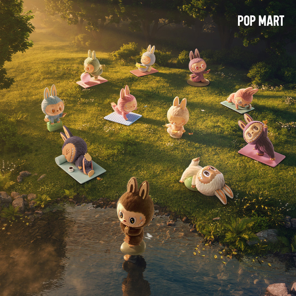 THE MONSTERS - Labubu Lazy Yoga Series Figures Blind Box