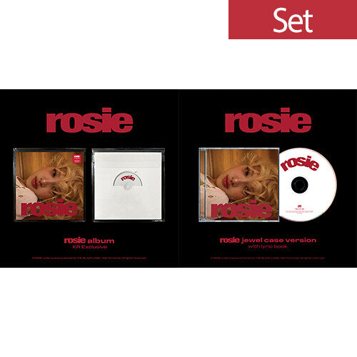 ROSÉ BLACKPINK - primer álbum de estudio 'rosie' (versión exclusiva de KR + versión JEWEL) (conjunto de 2 CD)