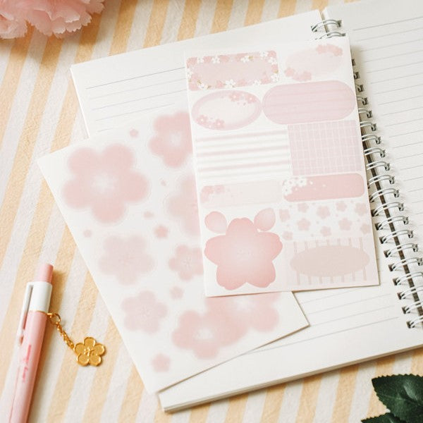 Daiso - Susurros de primavera (4 hojas)