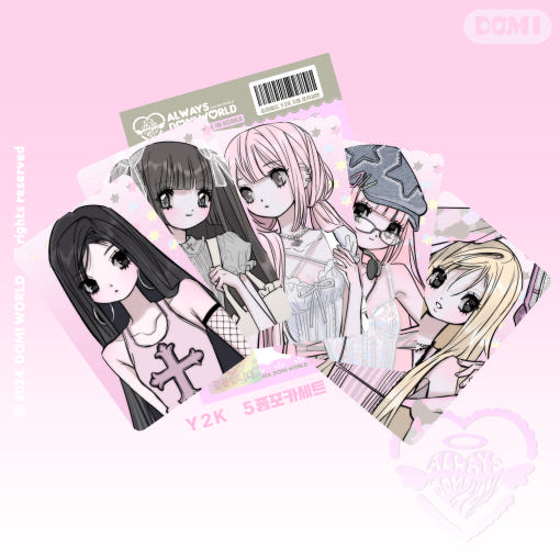 Domi World - Y2K Photocard Set