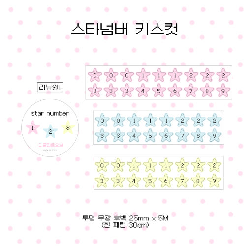 theglintof - Star Number Kiss Cut