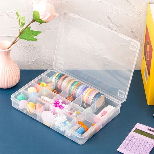 Daiso - 15-Compartment Clear Case