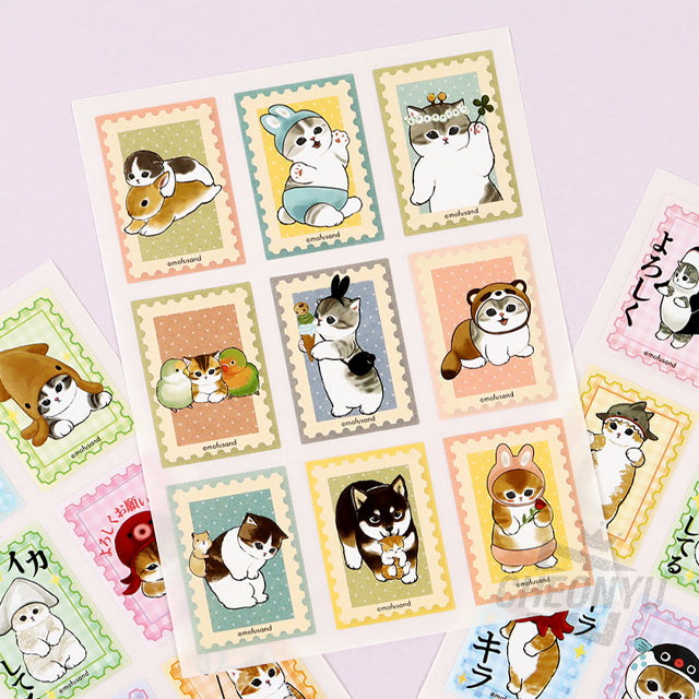 Mofusand - Square Sticker 5pcs