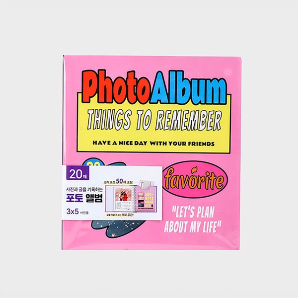 Daiso - Álbum de fotos DIY 20 hojas 50 bolsillos