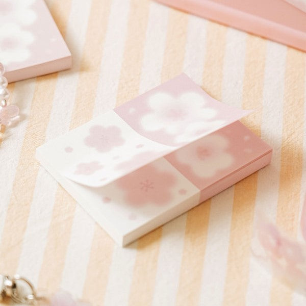 Daiso - Whispers of Spring Two Way Sticky Notes 70 Sheets
