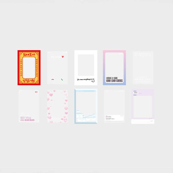 Daiso- 10 Deco Photocard Frames