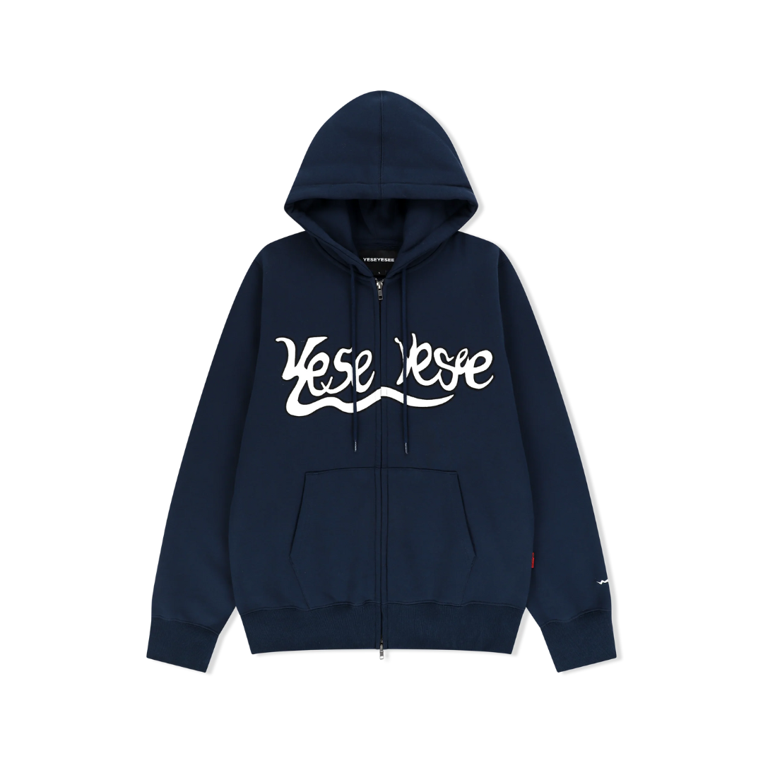 Y.E.S. - Snail Logo Zip-up Hoodie