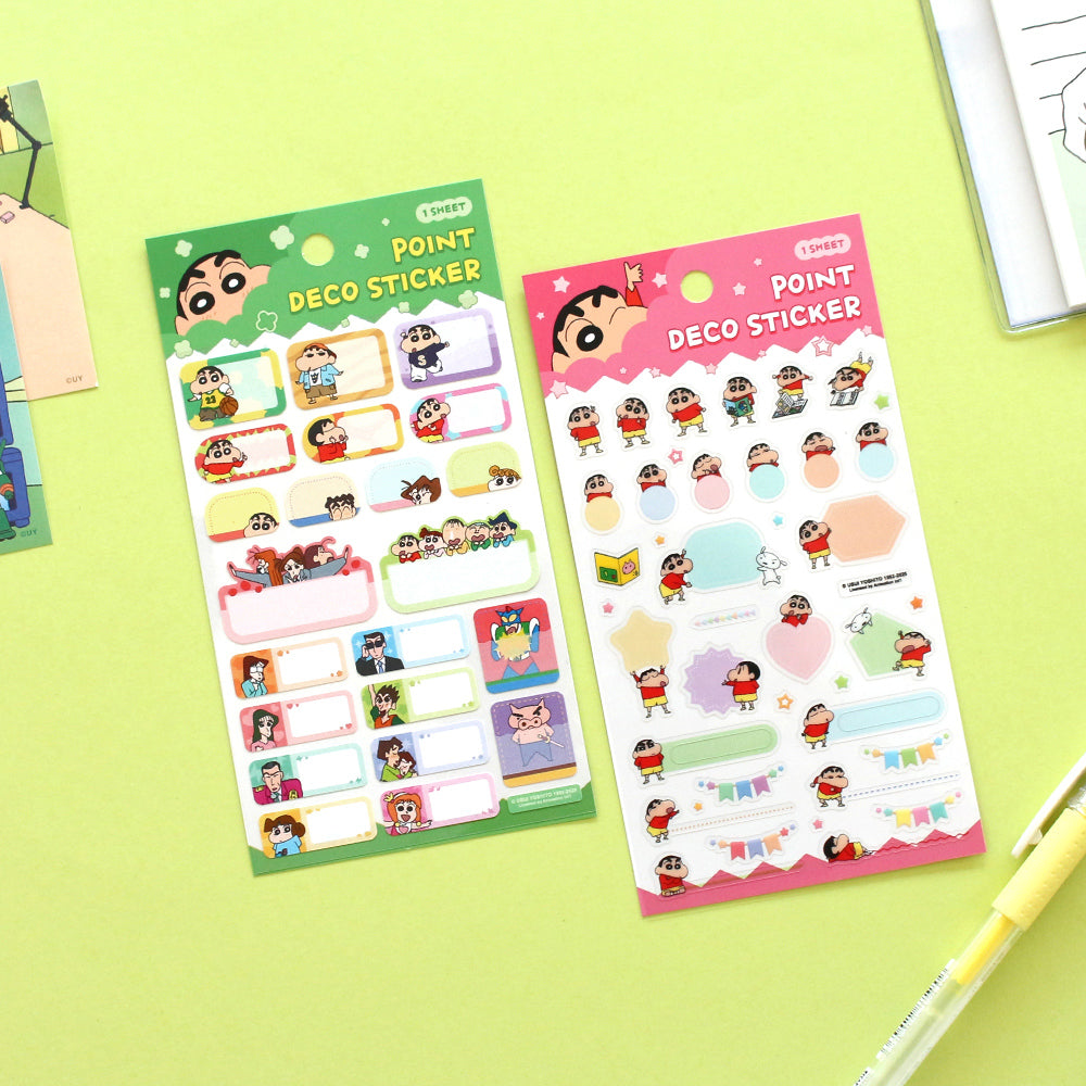 Crayon Shin-Chan - Point Deco Sticker