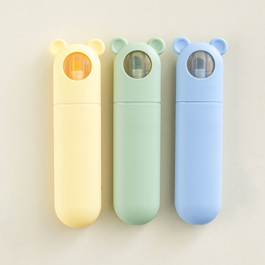 Daiso - Set de 3 resaltadores con forma de osito de peluche