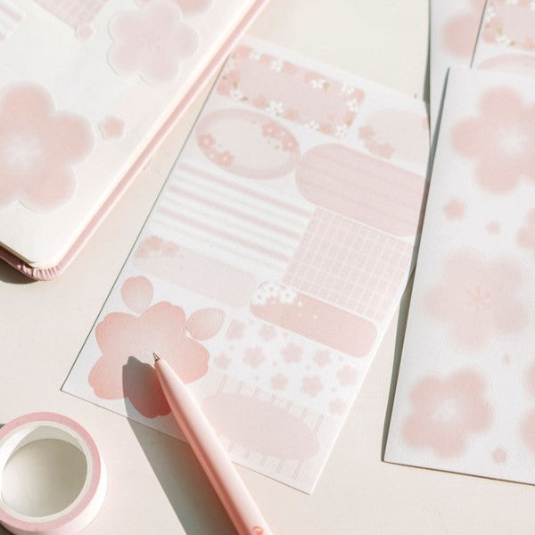 Daiso - Susurros de primavera (4 hojas)