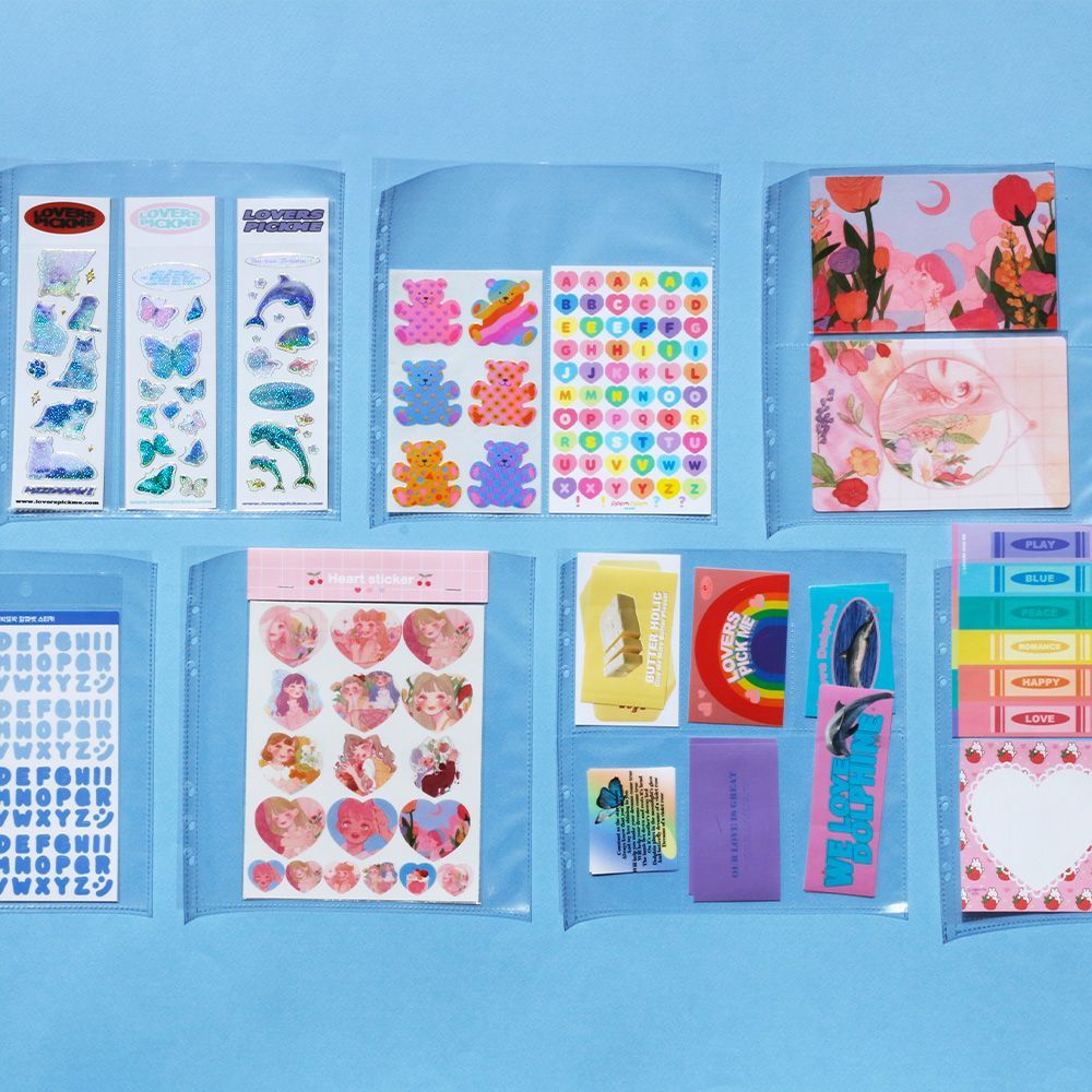 BeonD - A5 Wide Deco Pocket Refill File (Double-Sided)