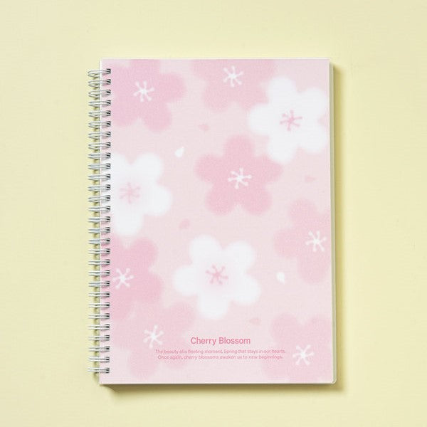 Daiso - Whispers of Spring B5 Notebook 90 Sheets