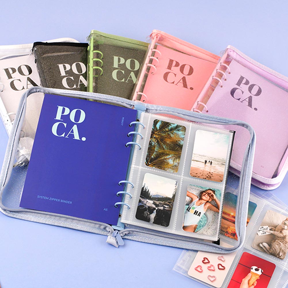 Minuit - Transparent Zipper Binder A5