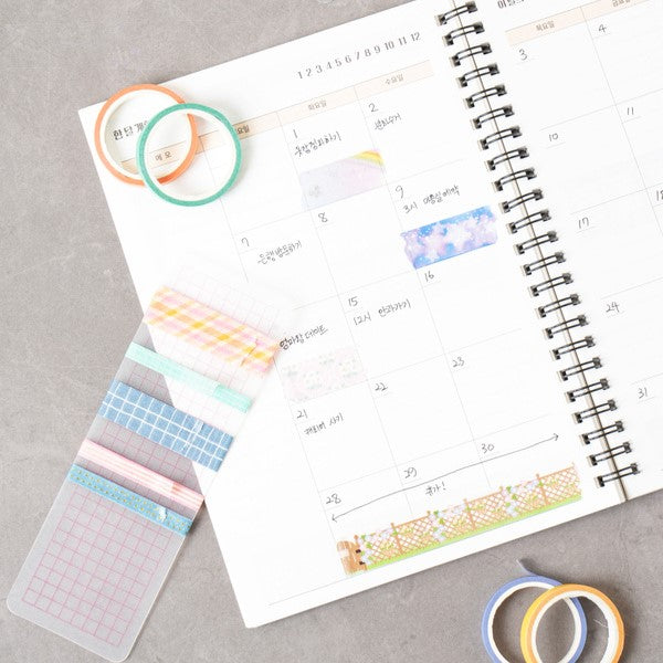 Daiso - Rollos de cinta de enmascarar (paquete de 10)