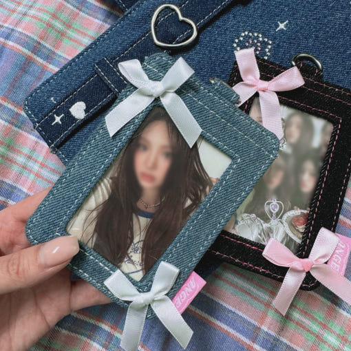sooang studio - Denim Photo Card Holder