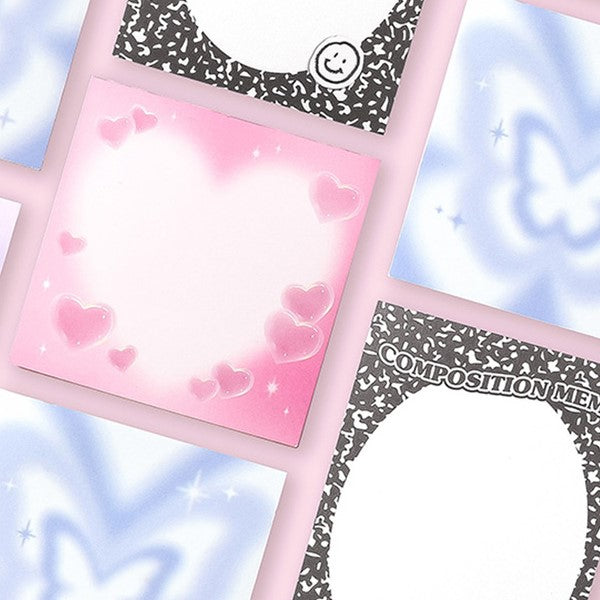 Daiso - High Teen 4 Kinds of Memo Pads 100 Sheets