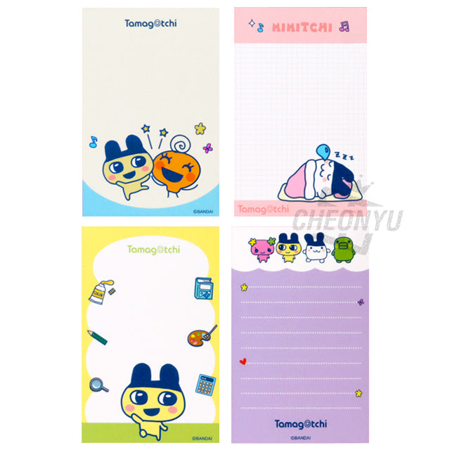 Tamagotchi - Rectangular Sticky Memo Pad