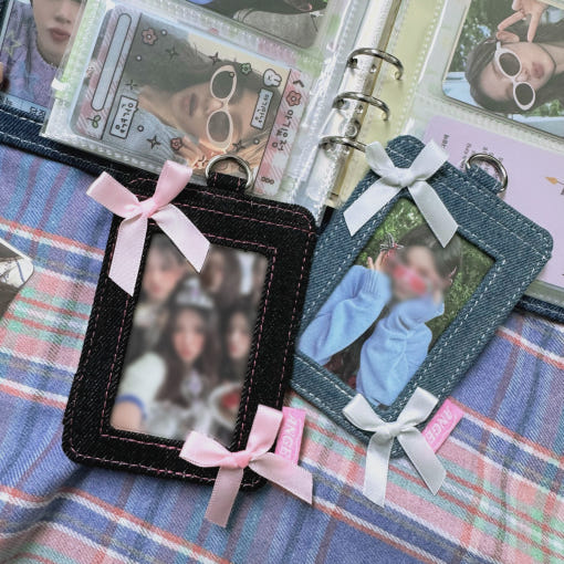 sooang studio - Denim Photo Card Holder