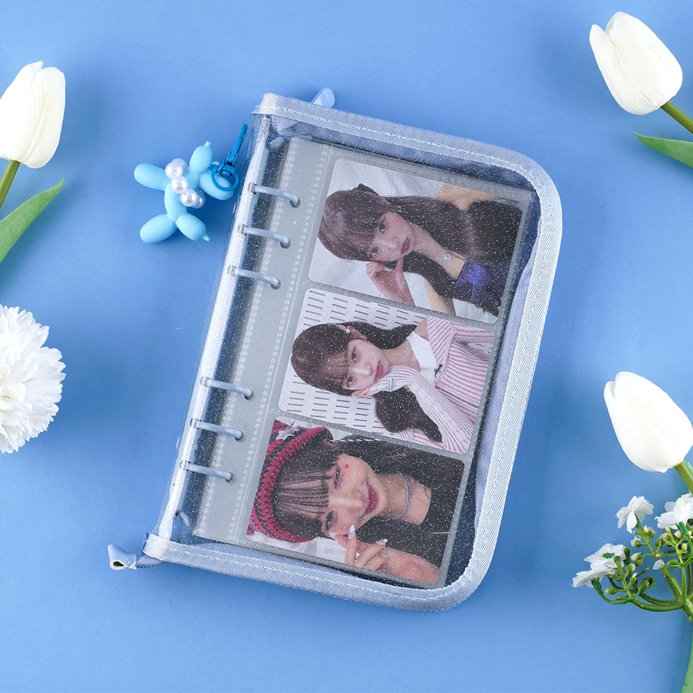 Minuit - Transparent Zipper Binder A6