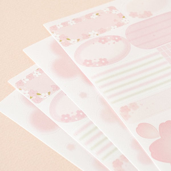 Daiso - Susurros de primavera (4 hojas)