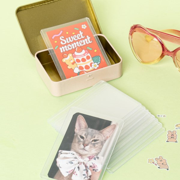 Daiso - Прозрачный мини-загрузчик сверху 10 шт.