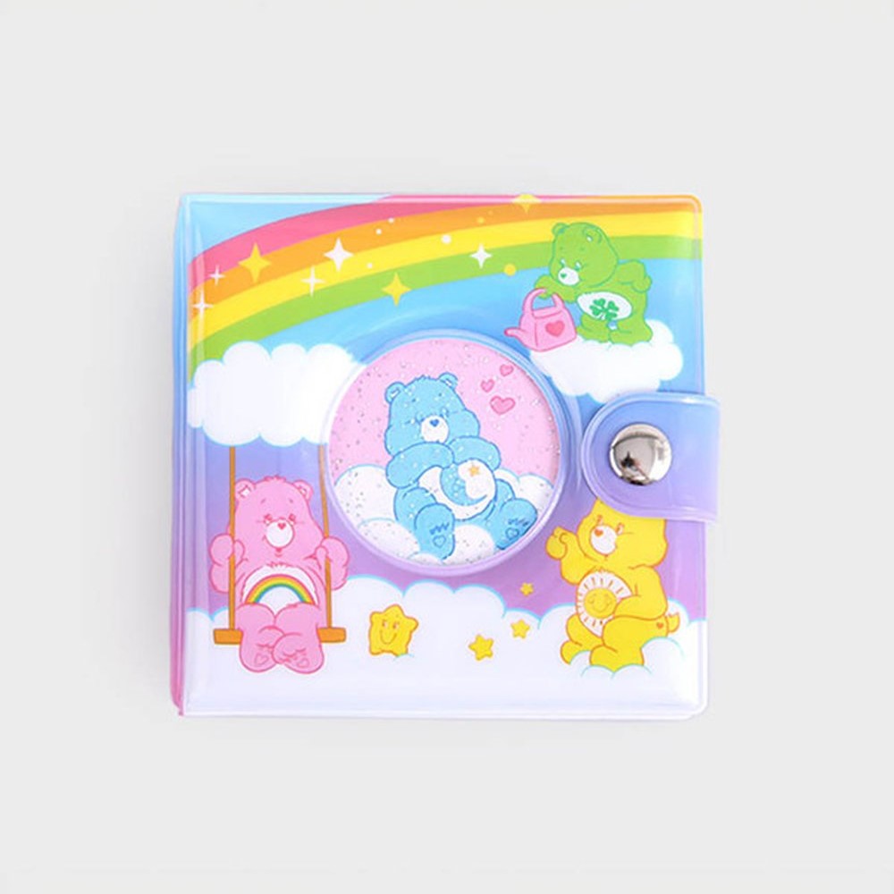 Папка-регистратор Daiso - Care Bears Photo Card с 3 отверстиями и 30 карманами