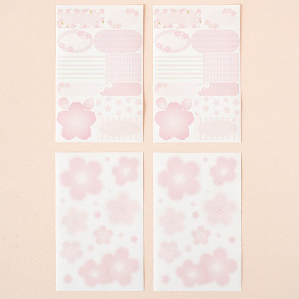 Daiso - Susurros de primavera (4 hojas)