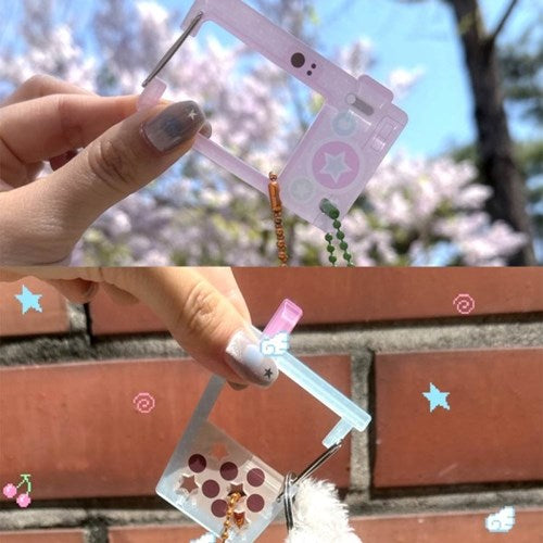 JIOK_STORE - Bubble Tea & Camera Acrylic Carabiner